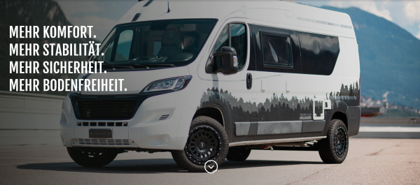 TWIN-MONOTUBE-PROJEKT-CSC Höherlegung Fahrwerk ca. +30mm für Fiat Ducato 250
